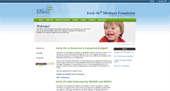 Desktop Screenshot of earlyonfoundation.org